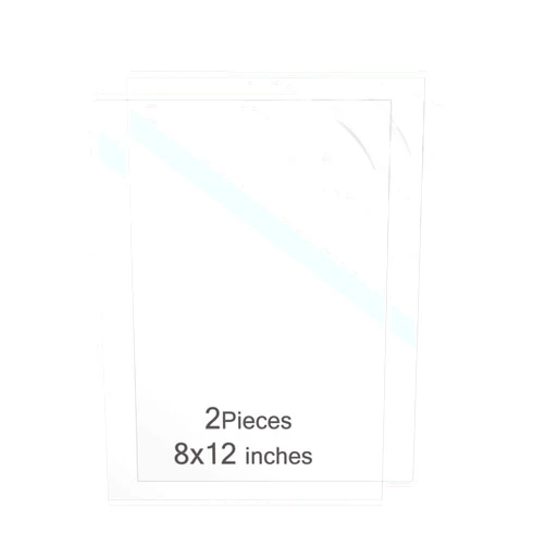 YOUBADU Highly Transparent Smooth Edged Acrylic Plexiglass Sheets for DIY Crafting - 8