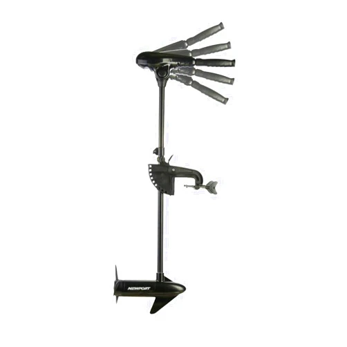 Newport X-Series 55lb Thrust Transom Mounted Saltwater Electric Trolling Motor w/LED Battery Indicator (36