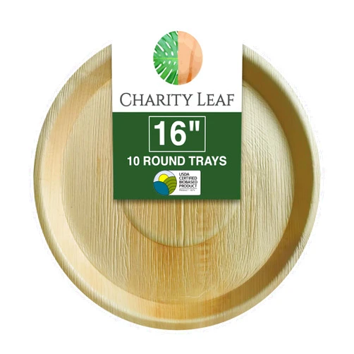 Charity Leaf Disposable Palm Leaf 16