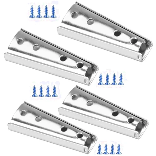 Lrcipru 4 Sets Furniture connectors, Diagonal Bolts, Sofa Fixing Bolts, Furniture Hardware Accessories, Sofa Buckle, Sofa Latch, Sectional Sofa Connector, Bed Frame Accessories(Length 120MM)
