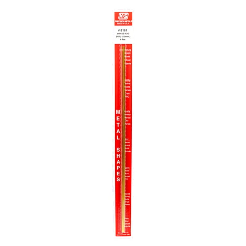 K&S Solid Brass Rod 3/64