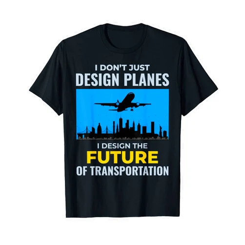 Aeronautical Airplane Aircraft Engineering Science Aerospace Engineer Flight Mechanics Plane Aviation Funny T-Shirt