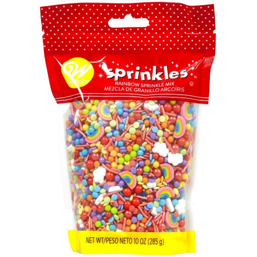 Wilton Rainbow Sprinkles Mix, 10 oz.