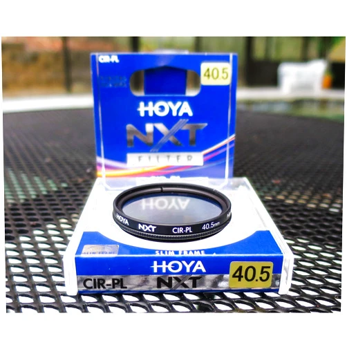 Hoya NXT Circular Polarizer CPL CRPL High-Transparency Optical Slim Frame Glass Filter (40.5mm)