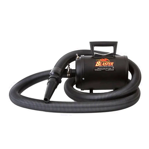 METROVAC Air Force Blaster, Lightweight Car & Motorcycle Vacuum Cleaner, Dryer with Truck Air Duster - Black