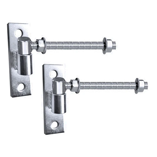 Adamoss Gate Hinges Heavy Duty Wood Fence,J Bolt Gate Hinge for Wood Fence,Gate Hinges for Metal Gates, Steel Welded Hinge for Farm Gate, 8 Inch 2Pack (6 Inch)