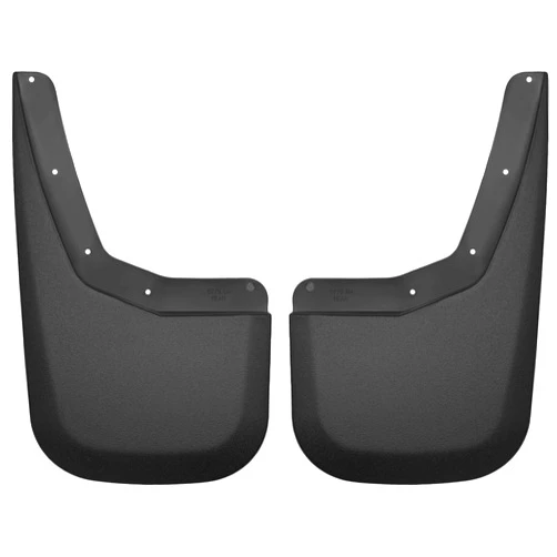 Husky Liners - Rear Mud Guards | 2007-2013 Chevrolet Silverado 1500, 2007-2014 Chevrolet Silverado 2500/3500, Rear Set - Black, 2 Pc. | 57791