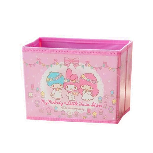 Kerr's Choice Collapsible Storage Bin Melody Foldable Baskets | Kawaii Office Desk Room Decoration Cute Room Decor
