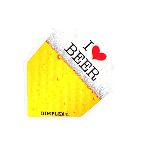 US Darts - 3 Sets (9 Flights) DIMPLEX 'I Love Beer' Standard Dart Flights