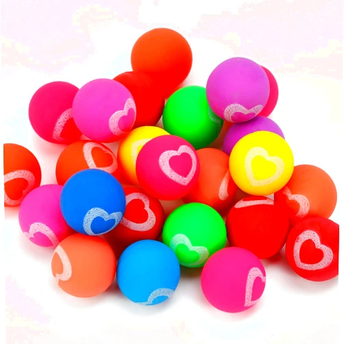 Pllieay 24PCS Bouncy Balls, 27mm Bouncy Balls for Kids Party Favors Classroom Prizes Gift Bag Filling, Birthdays Festival Gift, Valentine Day
