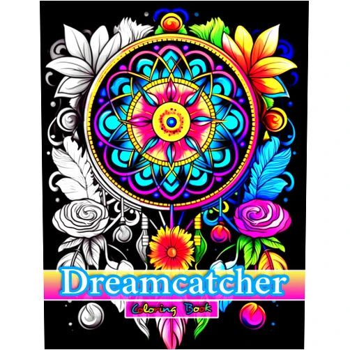 LifeTech Adventure Dream catcher Coloring Book for Adults, Women & Grownups with Fun Facts on 100 Pages with Beautiful Detalied Mandala, Flowers, Animals & Feather ... 10+ Coloring Books for Adults with Fun Facts)