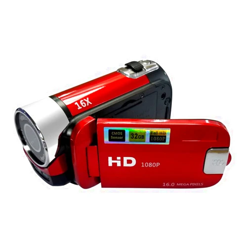 Andoer Portable 1080P High Definition Digital Video Camera DV Camcorder 16MP 2.7 Inch LCD Screen 16X Digital Zoom Built-in Battery
