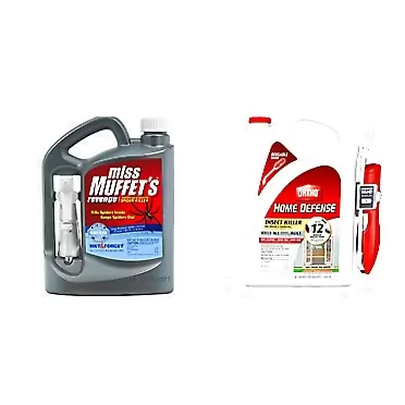 Wet & Forget 803064 Miss Muffet's Revenge Indoor and Outdoor Spider Killer & Ortho Home Defense Insect Killer, 1.1 gal.