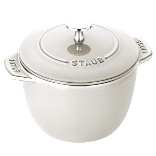 staub La Cocotte de GOHAN Campagne 40501-401 La Cocotte de GOHAN Campagne M 6.3 inches (16 cm) Rice Pot, Rice Cooker, 2 Cots