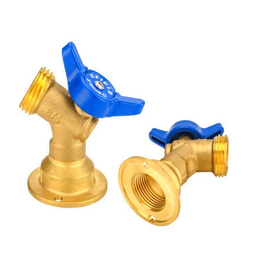 EFIELD 2-Pack EFIELD 1/4-Turn Brass Sillcock Hose Bibb Valve 3/4
