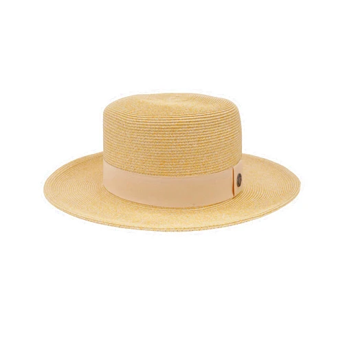 Pineapple&Star Hat Pineapple&Star Deor Boater Straw Sun Hat Beach Fine Braid UPF50+ for Women Men
