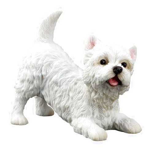 Veronese Design Artificial Stone West Highland White Terrier Dog Sculpture