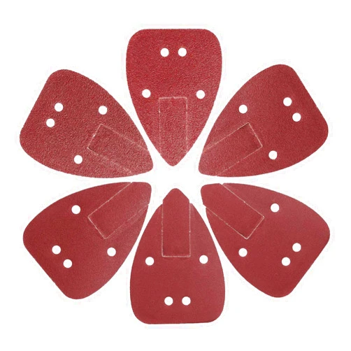 Zeite Detail Sander Sandpaper 60 Pieces Assorted 40 60 80 120 180 240 Grits, Detail Sanding Sheets Hook and Loop Backing for ZEITE Detail Sander 20VDS