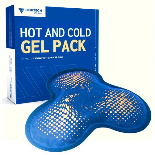 FIGHTECH Reusable Hot and Cold Gel Ice Pack for Shoulder, Rotator Cuff, Knee, Back, Head, Eyes, Elbow, Hip - Leak Proof Post Surgery Heat & Cold Therapy Compress by FIGHTECH (Hinge Joint, Single)