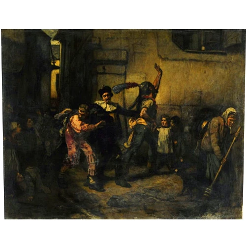 CDYQCTDI Famous Abstract Wall Art Poster Artwork Ash Wednesday by Alfred Emile Stevens HD Canvas Painting for Wall Decor 60x90cm