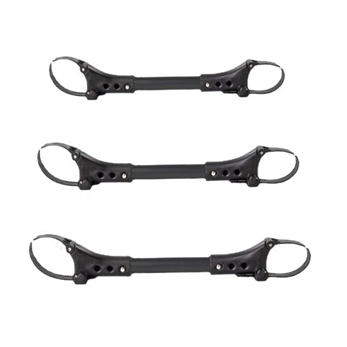Beatifufu 3pcs Cart Connector Car Stroller Dual Adjustable Baby Stroller Connector Twins Stroller Car Accessories Adjustable Stroller Connector Component Universal Aluminum Tube