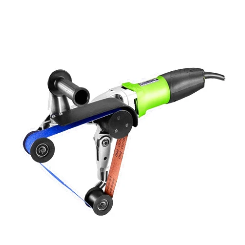 VicSec VICSES 110V 800W Pipe Tube Polisher Stainless Round Sander 360° Rotation and 6 Speeds Adjustable with Alumina Oxide Sanding Grinding and Polishing