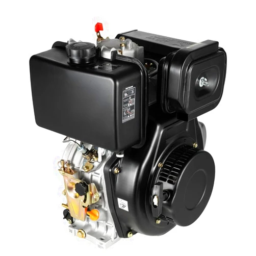 Gosangom 10HP 406cc diesel engine, four-stroke single-cylinder diesel engine, single-cylinder air-cooled engine, multi-purpose engine, manual start.