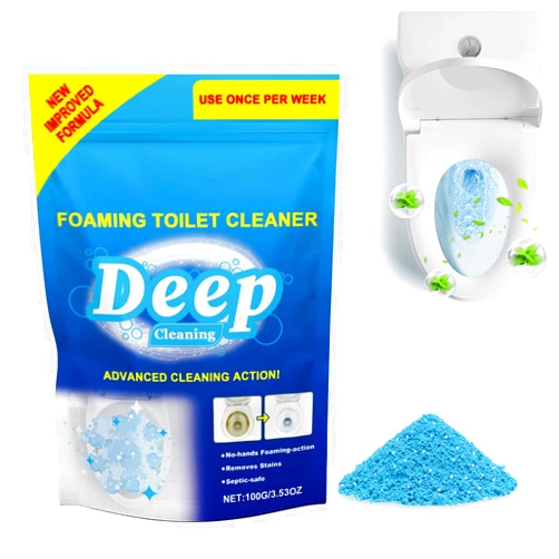 Keylivin Toilet Cleaner - Self Activating Miracle Powder for Toilet Bowl Cleaning, Toilet Bowl Cleaner, Powerful Foaming Toilet Bowl Cleaner, Deep Cleaning