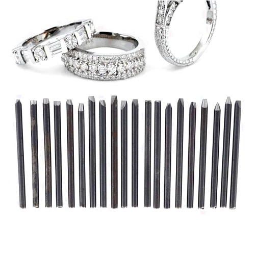 Estink Metal Jewelry Anvil Chisel Kit, Professional Jewelry Punch Stamp, 20pcs, Adult, Modern, Rings