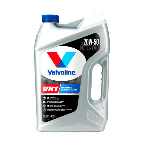 Valvoline VR1 Racing SAE 20W-50 Motor Oil 5 QT