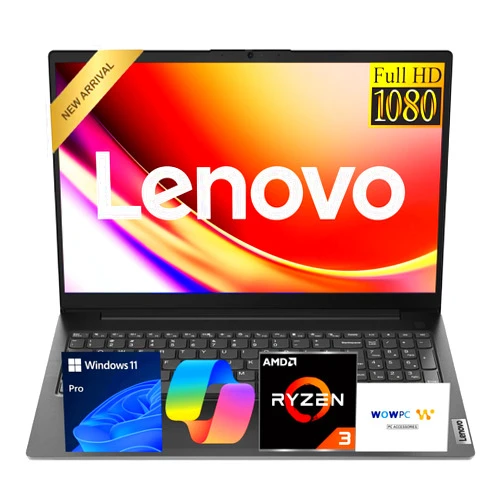 Lenovo New V15 Business and Student Laptop, AMD Ryzen 3 7000 Series(Beat i7-1160G7), 16GB DDR5 RAM, 256GB PCIe SSD, 15.6