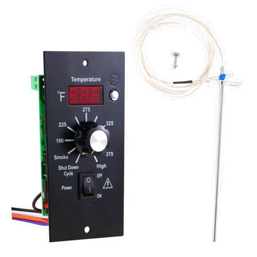 DRELD Digital Thermostat Controller Kit, Replacement for Traeger Pellet Grills, Control Board Panel Temperature Thermometer with 7