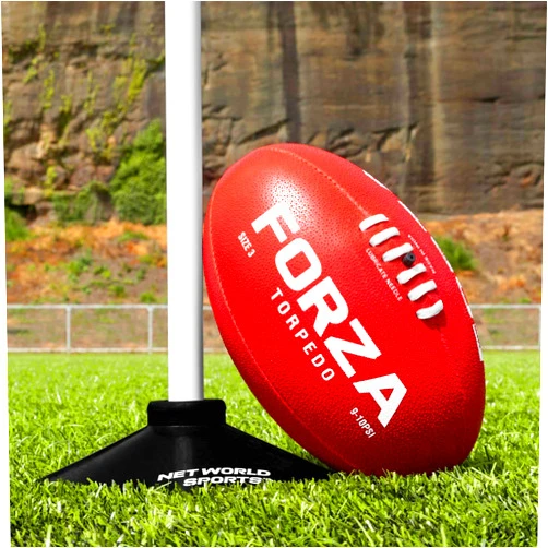 FORZA Torpedo AFL Training Football | Weatherproof Aussie Rules Footballs | 100% Hand Stitched