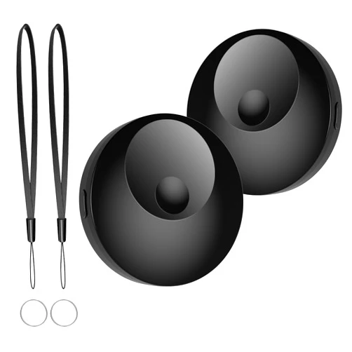 Segmax 2 Pack Air Tracker Tag [Apple MFi Certified] Pair with Apple Find My(iOS Only) Bluetooth Smart Air Tag Key Finder Item Locator Waterproof Finder Worldwide Tracking for Pet Wallet Backpack Dog Luggage