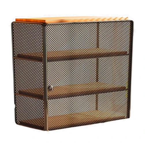 AFXGUSD Desktop Organizer Box Storage Solution for Cup And Supplies on Countertop, 35cmx26cmx45cm