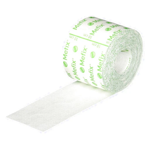 Mölnlycke Mefix Self-Adhesive Fabric Tape, Dressing Fixation Fabric Tape, Secures Gauze, Tubes, Cannulas and More to User's Body, Size 2