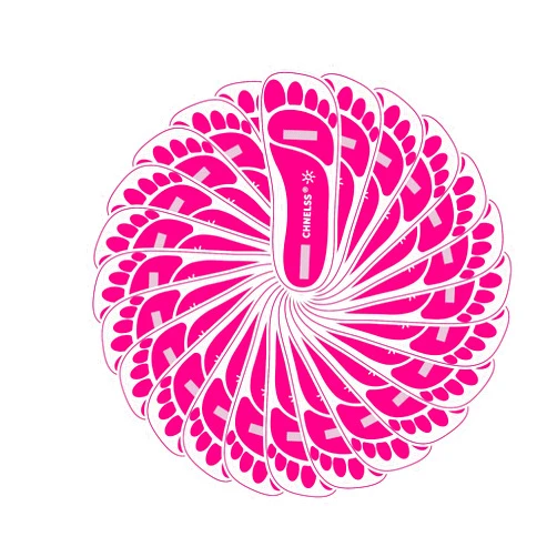 CHNELSS Pink 180 Pairs(360Feets) Spray Tan Feet Pads for Sunless Tanning Airbrush Spray Tan Sole Protecter