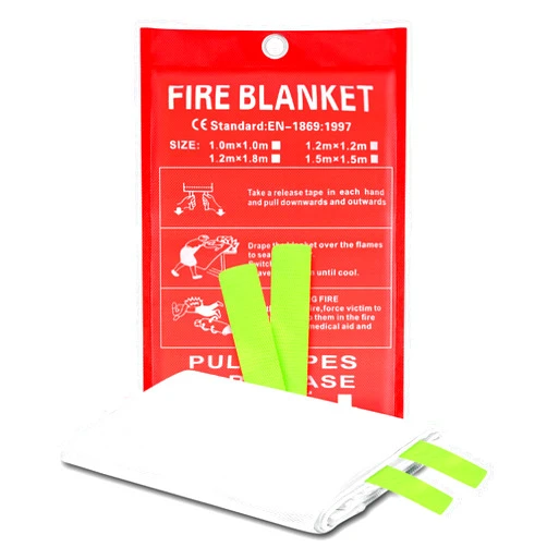 Hbxdeco Emergency Fire Blanket, Fiberglass Fire Blanket for Home Kitchen RV, 40