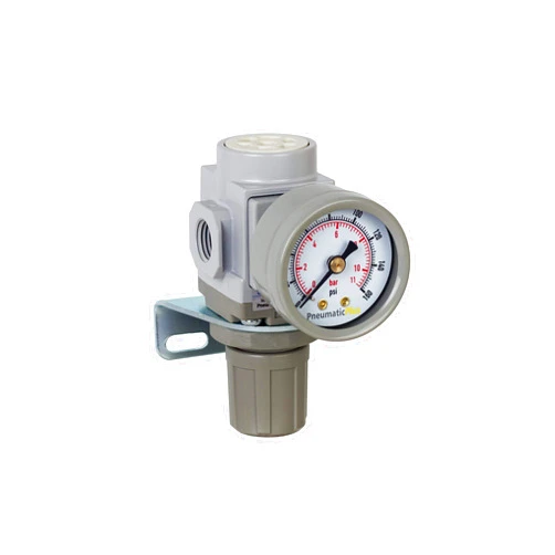 PneumaticPlus SAR200-N02BG Miniature Compressed Air Pressure Regulator 1/4