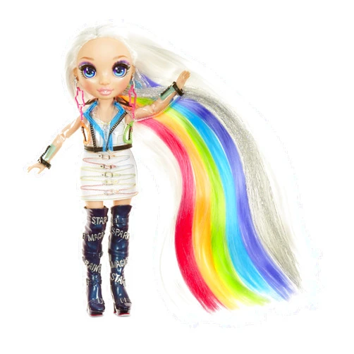 Rainbow High Hair Studio – Create Rainbow Hair with Exclusive Doll, Extra - Long Washable Hair Color & Complete Doll Clothes and Accessories- Fun Playset for Kids Ages 4+