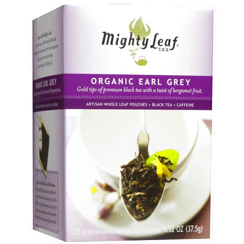 MIGHTY LEAF Organic Earl Grey Tea 15 Ct, 15 CT