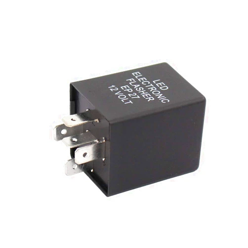 XtremeAmazing 5 Pin EP27 FL27 Electronic Flasher Relay for Car Vehicle LED Turn Signal Light Bulbs Hyper Blink Flash Fix