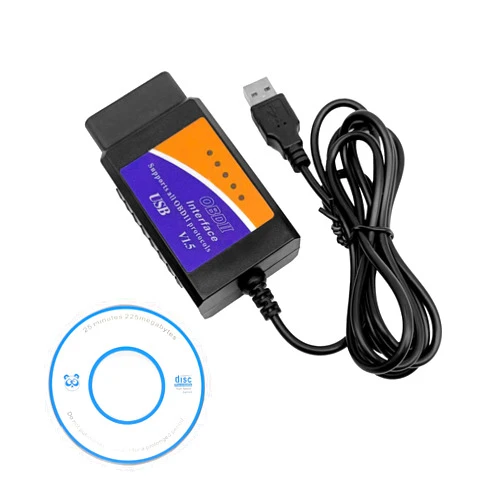 BSAMZO ELMconfig Scanner with MS CAN/HS CAN Switch Diagnosis on Windows with V1.5 PIC18F25K80 Chip for F150 F250 Car and Light Truck ELM327 OBD2 USB Adapter for Windows