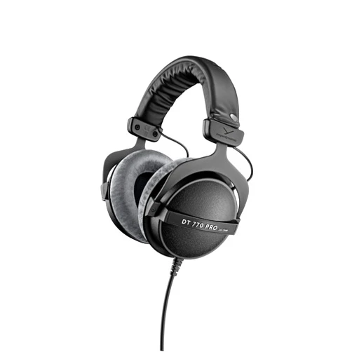 beyerdynamic DT 770 PRO 250 Ohm Over-Ear Studio Headphones in Black. Closed Construction, Wired for Studio use, Ideal for Mixing in The Studio