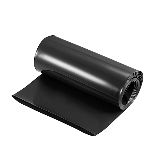 MECCANIXITY Battery Wrap PVC Heat Shrink Tubing 127mm Dia 200mm Flat 10 Feet Black Good Insulation for Battery Pack