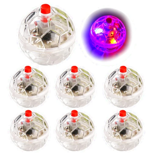 Zickupy 6 Pack Ghost Hunting Cat Balls - Motion Light Up LED Cat Dog Interactive Toys for Activity, Exercise, Interaction