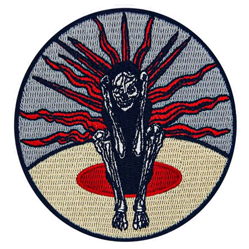 ZEGINs Introspection Heart Searching Patch Embroidered Applique Badge Iron On Sew On Emblem
