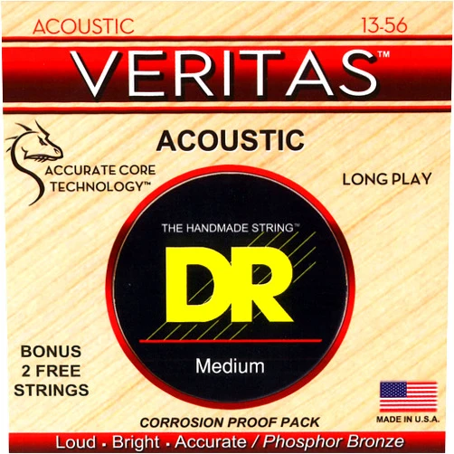 DR Strings Other VERITAS, / Acoustic Guitar Strings (VTA-13)