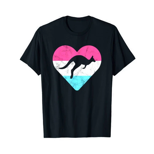 Retro Vintage Animal and Pet Gifts Retro Vintage Kangaroo Gift for Women or Girls T-Shirt