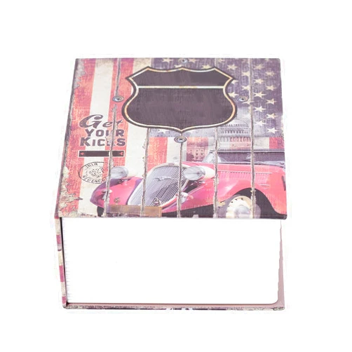 Plugue Box, Reliable Unique Book Box, for Money Love Letters Jewelry Love Gifts Secret Diaries (ROUTE 66)
